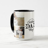 Father’s Day Certified Dad Mug Dad Photo Collage Mok (Voorkant links)