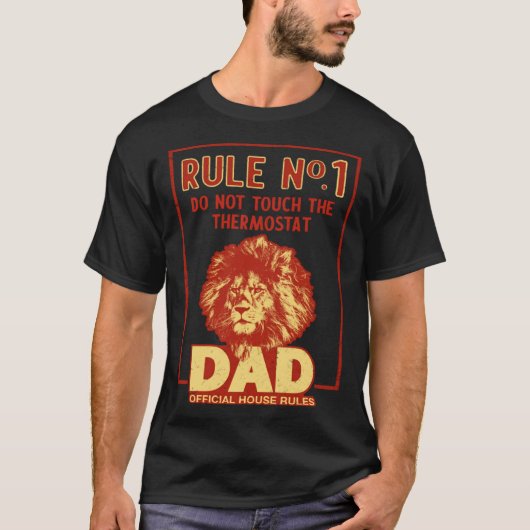 Father s Day Dad and the Thermostat T-shirt (Voorkant)