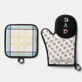 Father’s Day Gift for Dad \ Best Dad Ever Ovenwant & Pannenlap Set