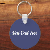 Father’s Day Gift for Dad \ Best Dad Ever Sleutelhanger (Achterkant)