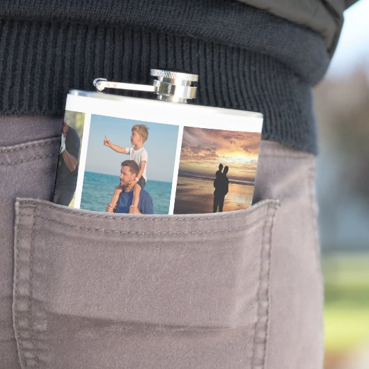 Father’s Day Gift for Dad | Custom Photo Heupfles (Voorbeeld)