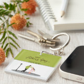 Father’s Day Gift for Dad | Custom Photo & Name Sleutelhanger (Voorkant Rechts)