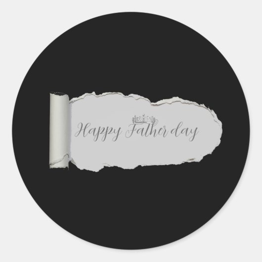 Father’s Day Gift for Dad Ronde Sticker (Voorkant)