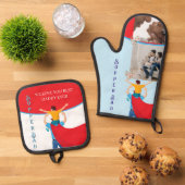 Father’s Day Gift for Supper Dad Ovenwant & Pannenlap Set (Top down)