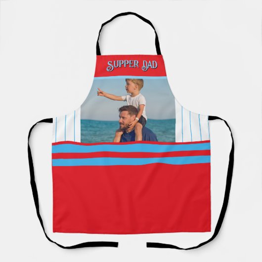 Father’s Day Gift for Supper Dad Schort (Voorkant)