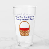 Father’s Day Glass Cup Glas (Achterkant)