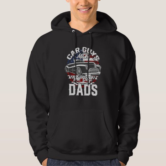 Father s Day Lowrider Hot Rod Hoodie (Voorkant)