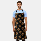Father’s Day Whiskey Lover Apron for Dad Schort (Gedragen)