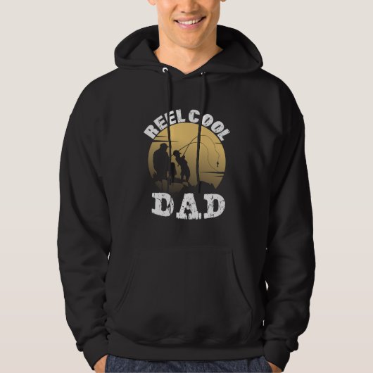 Father Son Fishing Cool Dad Best Dad Son Fishing Hoodie (Voorkant)