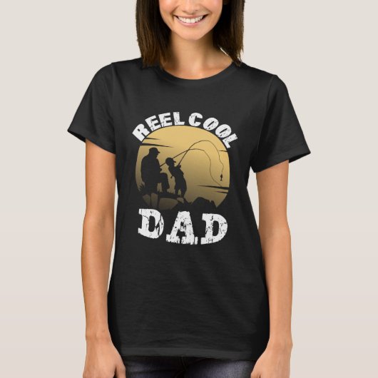 Father Son Fishing Cool Dad Best Dad Son Fishing T-shirt (Voorkant)