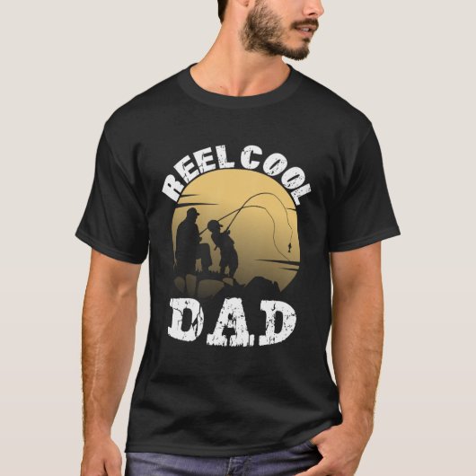 Father Son Fishing Cool Dad Best Dad Son Fishing T-shirt (Voorkant)