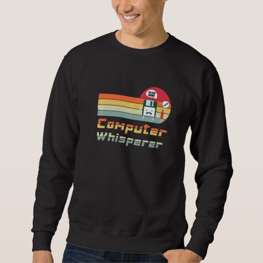 Father & Son Floppy Disk Engineer Programmer Trui (Voorkant)