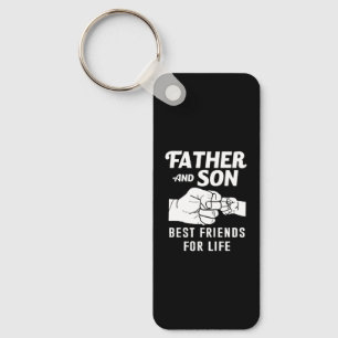Father Son Friends Fist Bump Shirt Father Day Sleutelhanger