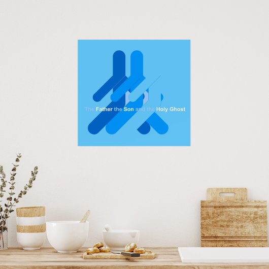 Father Son Heilige Ghost Poster (Keuken)