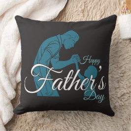 Father Son Strength Handshake Illustration Kussen