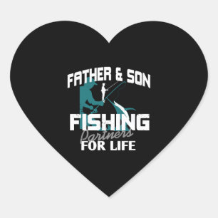 Father Son Vist Hart Sticker