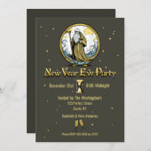 Father Time  Nieuwjaar Kaart (Voorkant / Achterkant)