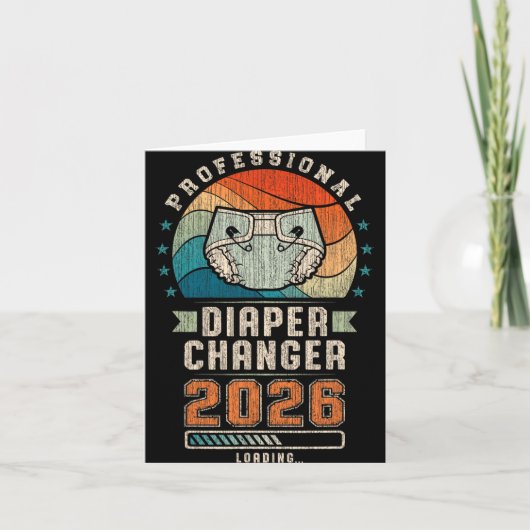 Father To Be Future Daddy, Expecting Dad 2026 Diap Kaart (Voorkant)