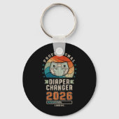 Father To Be Future Daddy, Expecting Dad 2026 Diap Sleutelhanger (Voorkant)