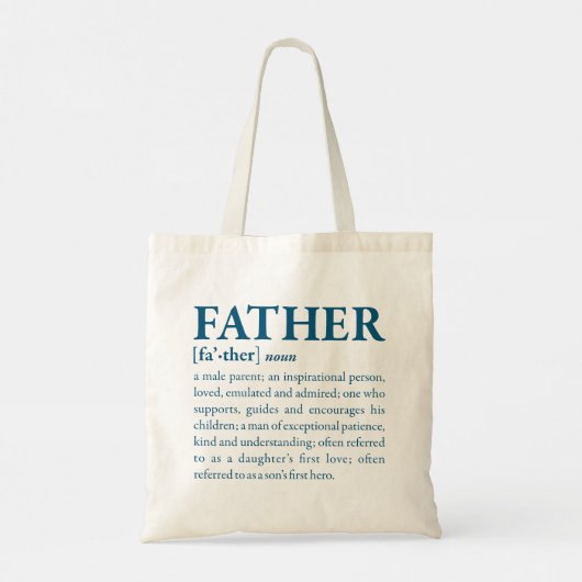 Father Tote Bag (Achterkant)