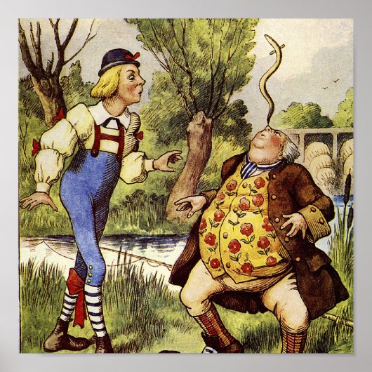Father William Eel Canvas Art Poster (Voorkant)