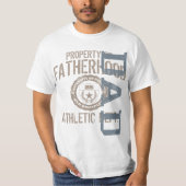 Fatherhood Athletic Dept Dad  T-Shirt (Voorkant)