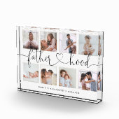 Fatherhood Script | Gift for vaders Photo Collage Fotoblokken (Rechts)