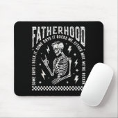 Fatherhood Some Days I Rock It Skeleton Dad Tour F Muismat (Met muis)