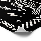 Fatherhood Some Days I Rock It Skeleton Dad Tour F Poster (Hoek)