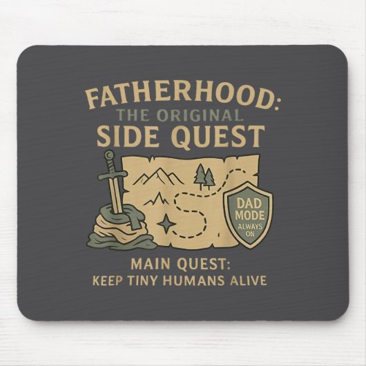 Fatherhood The Original Side Quest Dad Mode  Muismat (Voorkant)