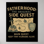 Fatherhood The Original Side Quest Dad Mode  Poster (Voorkant)