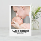 Fatherhood Vaderdag Photo Card Kaart (Staand voorkant)