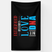 Fatherhood Vaderdag voor Stepdad Stepfather Spandoek (Verticaal)
