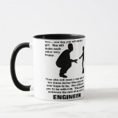Fatherly Advice Engineer Funny Mug Mok (Links)