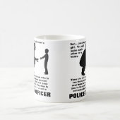 Fatherly Advice Police Law Enforcement Funny Mug Koffiemok (Center)