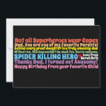 Fathers Birthday Funny Quotes wil van Dochter Kaart<br><div class="desc">Hoe kun je op de verjaardag van je vader kiezen voor één gedachte die je met papa deelt? Nu hoef je het niet te doen. Dit ontwerp is net als hij - Vet, Doordacht en Fun. Het belangrijkste is dat je het allemaal kunt zeggen. ( ok - je kunt het...</div>