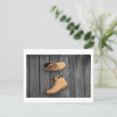 Father's Boots Postcard Print by JH Thornton Briefkaart (Staand voorkant)