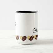 Father's Brew Mok-Dad's Coffee Mok-bewerkbaar Mok (Midden)