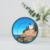 Fathers Day Acadia National Park Feestdagenkaart (Staand voorkant)