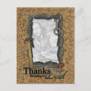 Father's Day ADD YOUR PHOTO Tools Briefkaart