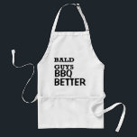 Fathers Day Bald-jongens BBQ Better Birthday Standaard Schort<br><div class="desc">Fathers Day Bald-jongens BBQ Better Birthday Adult Schort</div>