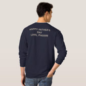 Fathers Day BBQ Pit Master Pa Custom T-shirt (Achterkant volledig)