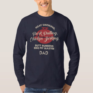 Fathers Day BBQ Pit Master Pa Custom T-shirt