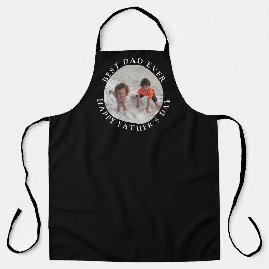 Fathers Day Best Dad BBQ Cooking Schort (Voorkant)