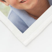 Fathers Day Best Dad ever Trendy Photo Collage Fleece Deken (Hoek)