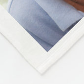 Fathers Day Best Dad ever Trendy Photo Collage Fleece Deken (Hoek)