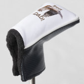 Father's Day "Best Dad" Hawk  Golfheadcover (3/4 voorkant)