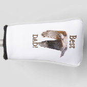 Father's Day "Best Dad" Hawk  Golfheadcover (Voorkant)