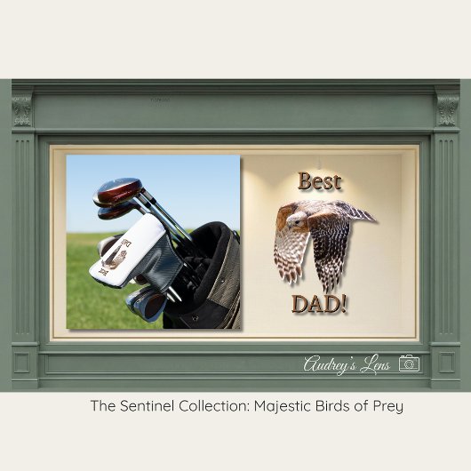 Father's Day "Best Dad" Hawk  Golfheadcover