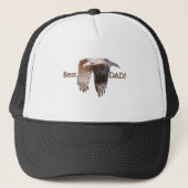 Father's Day "Best Dad" Hawk Trucker Pet (Voorkant)